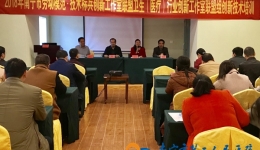 我院“劳动模范技术标兵创新工作室”到横县开展创新技术培训活动