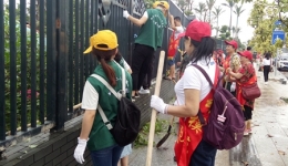 我院仁爱志愿团队参加园博园志愿服务活动