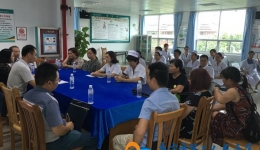 福建园社区卫生服务中心迎接江南区基本公共卫生服务工作半年检查