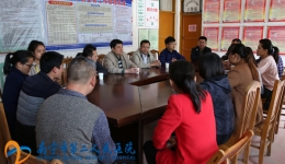 我院领导到扶贫村调研指导脱贫攻坚工作