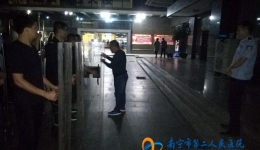 警医联动筑平安——江南公安分局到我院指导突发应急处置实战训练