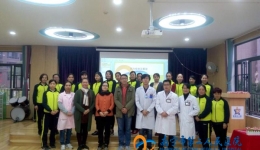 我院组织急救专家到江南区童星幼儿园开展急救知识宣讲活动