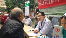 我院心血管内科二区到南建社区开展义诊活动