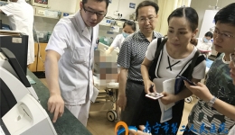 我院迎接钦州市第一人民医院参观学习胸痛中心建设