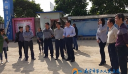 区长现场办公 破解建设难题