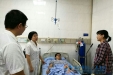 中医科与皮肤科联合进行胸痛患者救治演练