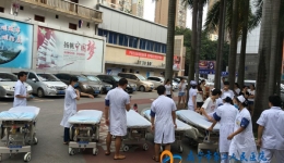 我院开展突发中毒事件卫生应急演练