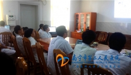 中医科医护人员积极加强业务学习