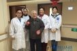 综合科全体医护人员向患者送祝福