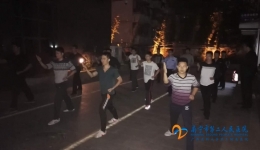 我院协警大队开展夜间训练活动