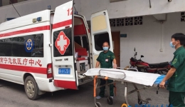 我院江南急救站喜迎首批担架员