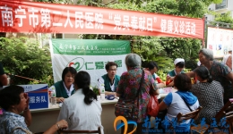 我院开展“党员奉献日”健康义诊进社区活动