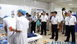 我院圆满完成全市处置群死群伤事件卫生应急演练活动