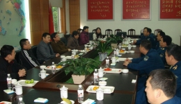 医院慰问组到共建部队进行新春慰问