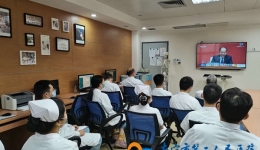 我院干部职工认真学习党的十九届五中全会精神