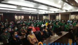 我院对后勤人员进行疫情常态化防控下的院感知识培训
