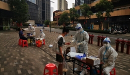 守护家园，精准防控——我院顺利完成天誉城大规模核酸采样工作