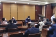 我院召开后勤外包服务公司迎春集体约谈会