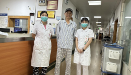 一位难治性血管免疫母细胞性T细胞淋巴瘤患者顺利康复出院