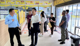 经验共享，交流发展——广西壮族自治区江滨医院到我院食堂参观交流