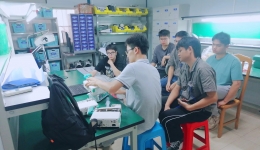 迈瑞工程师至医学装备管理科进行注射泵培训